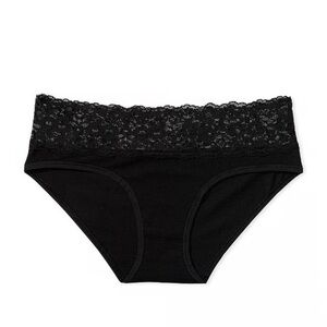 Victoria’s Sectet Lace Waist Cotton Hiphugger Panty Size XL